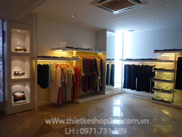 Cách trang trí shop thời trang