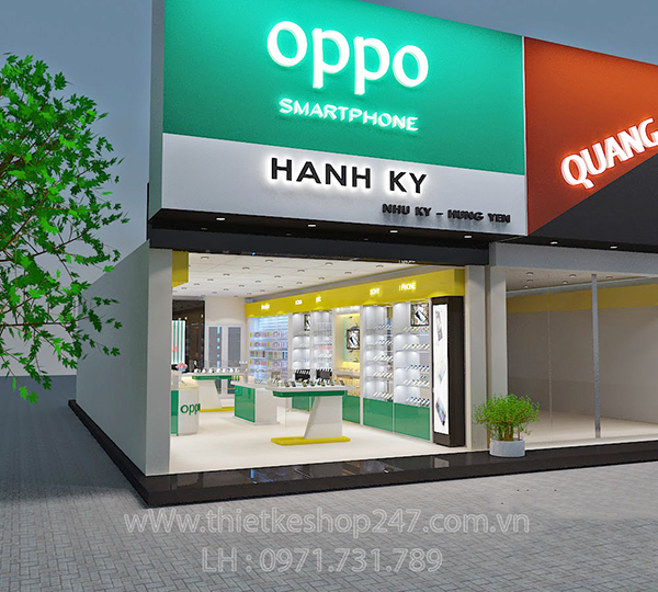 Mẫu thiết kế shop điện thoại đẹp