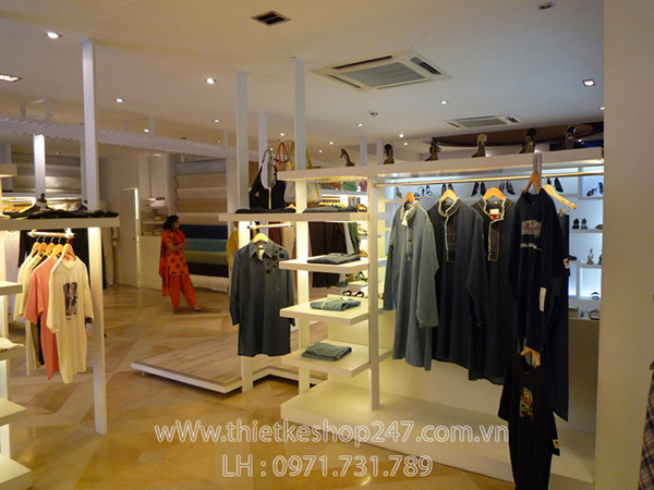 Mẫu thiết kế shop thời trang nhỏ