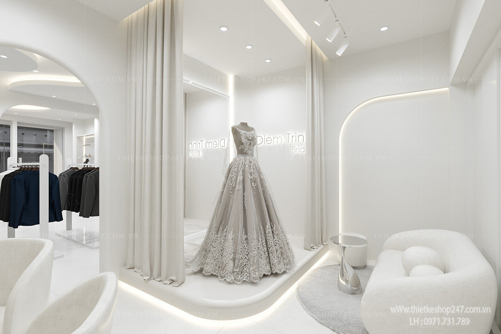 Mẫu thiết kế studio áo cưới