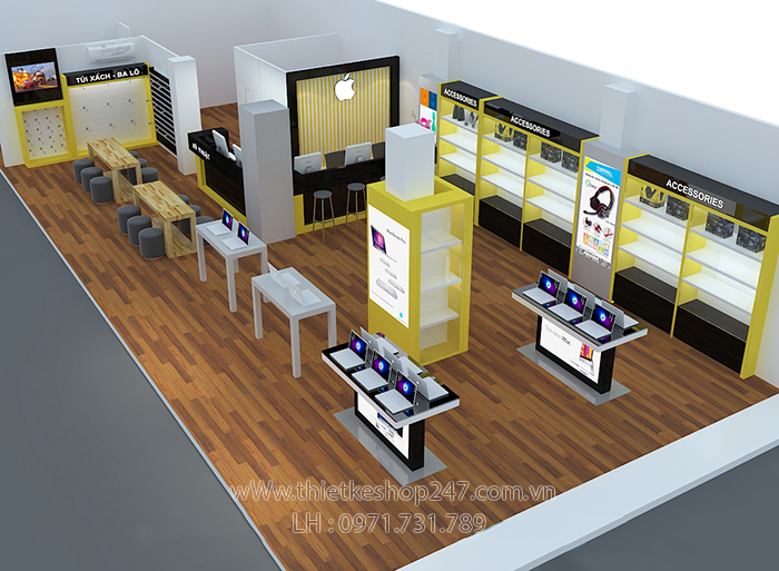 meo trang tri shop dien thoai