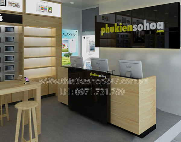 Thiết kế shop điện thoại