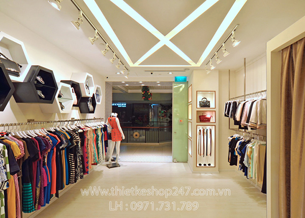 Thiết kế shop quần áo đẹp