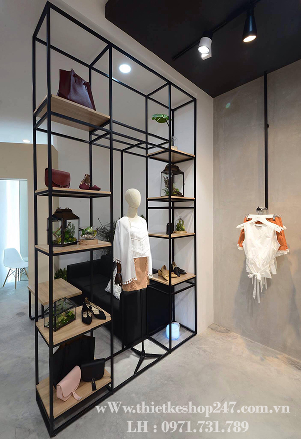 Thiết kế shop quần áo đẹp