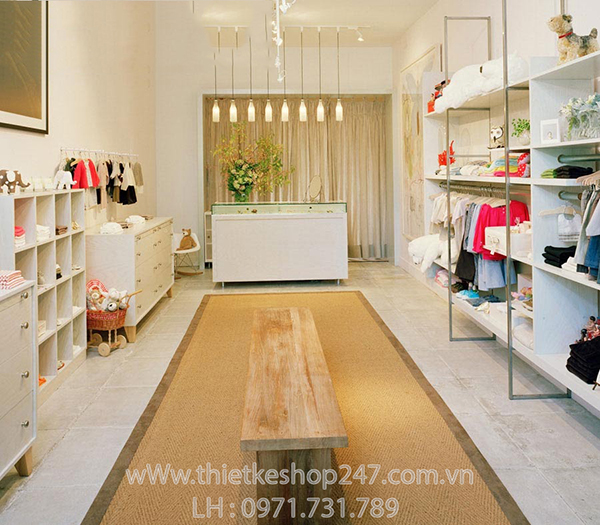 Thiết kế shop quần áo nhỏ