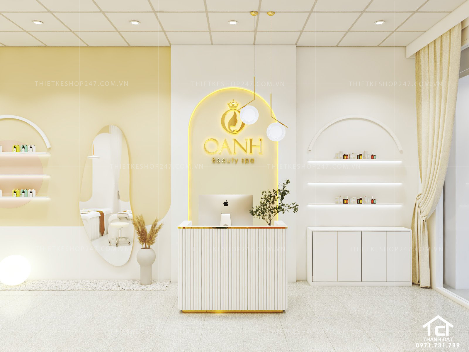 Thiết kế spa nhỏ đẹp
