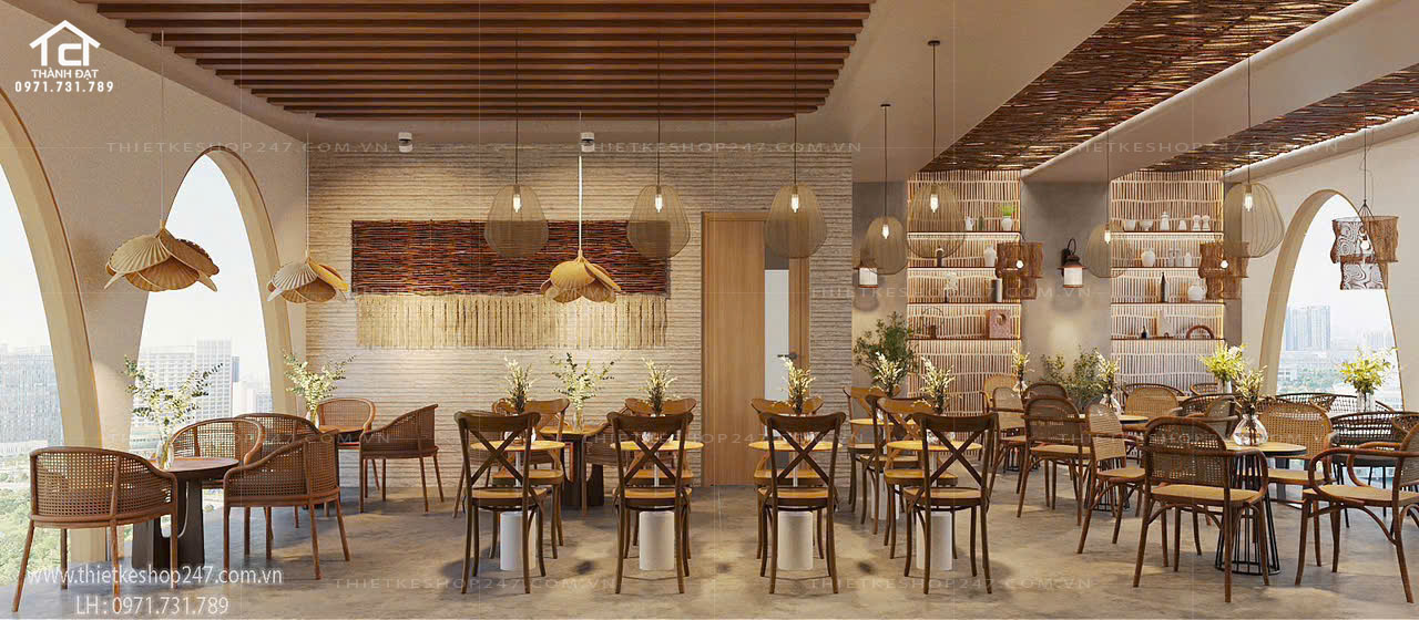 Thiết kế quán cafe đẹp