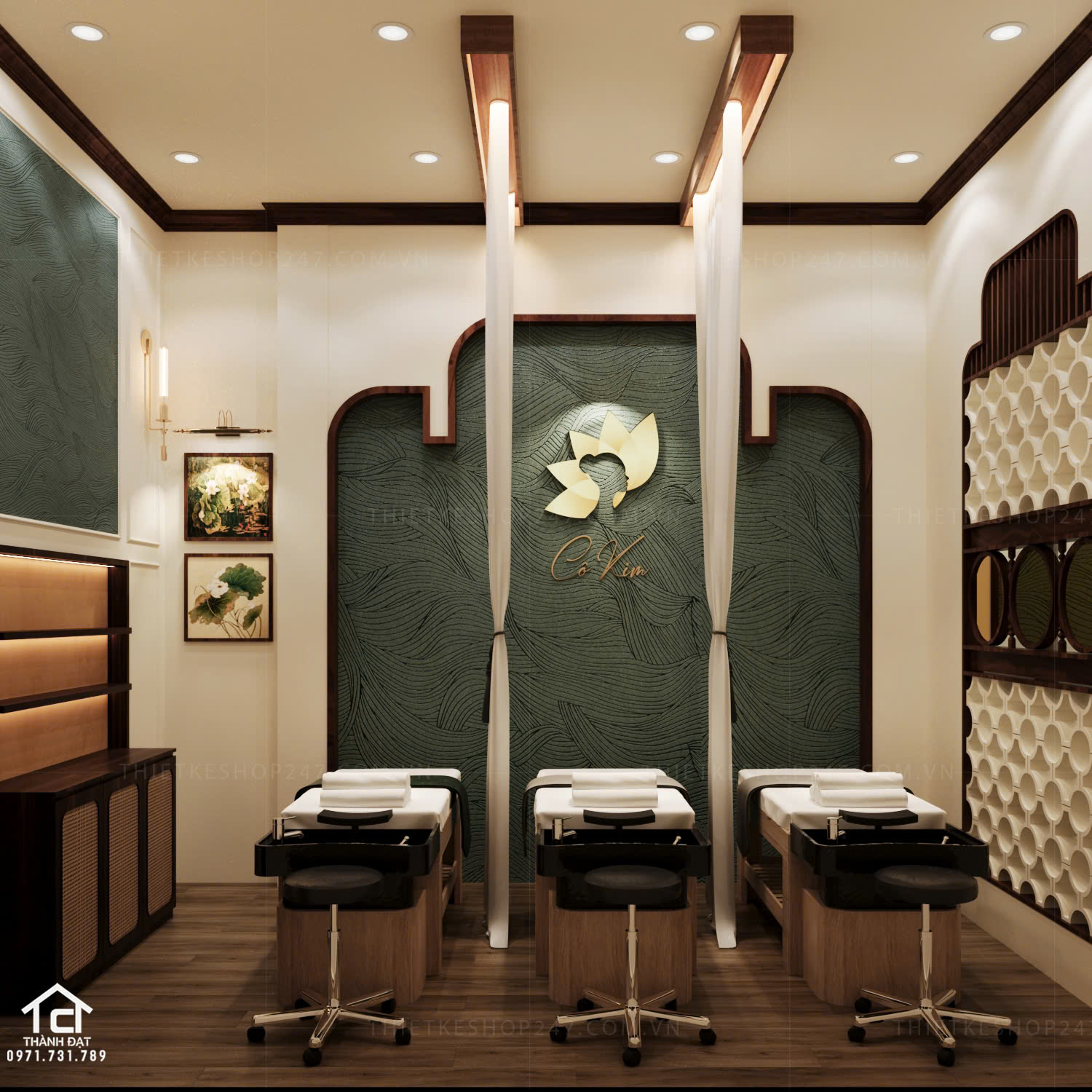 thiết kế spa đẹp thu hút