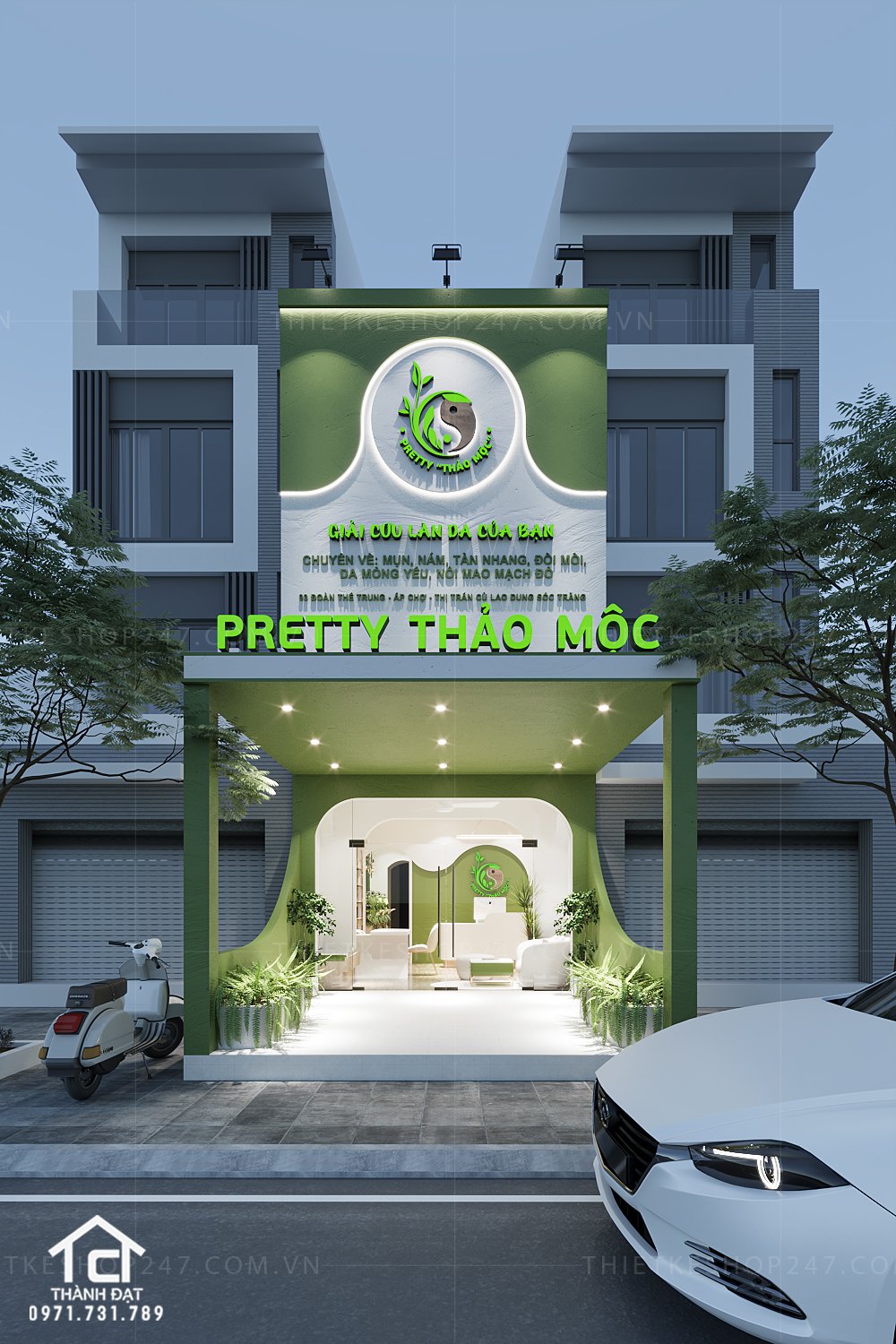 thiết kế spa đẹp