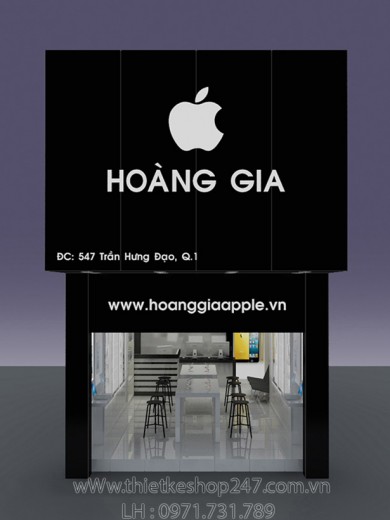 Mẫu thiết kế shop điện thoại - Anh Hoàng