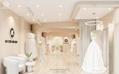 Mẫu thiết kế studio áo cưới đẹp hiện đại theo phong cách sang trọng – AO CUOI ANH KHOI