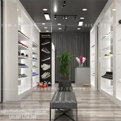 Thiết kế shop giày dép nam đẹp thanh lịch – Anh Nguyên