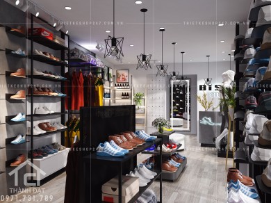Thiết kế shop giày dép thể thao hiện đại và năng động – Anh Đông