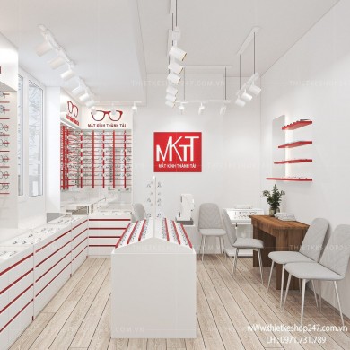 Thiết kế shop mắt kính đẹp nổi bật – MKTT