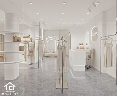 Thiết kế shop thời trang đẹp tinh tế và hiện đại – Anh Sang