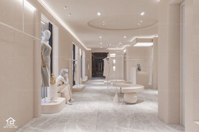 Thiết kế shop thời trang đẹp tinh tế và sang trọng– Anh Hưng