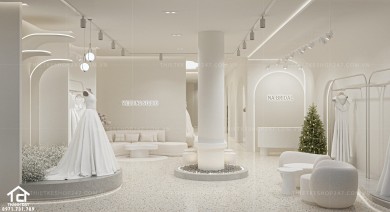 Thiết kế studio áo cưới đẹp tinh tế và rất sang trọng – NA BRIDAL