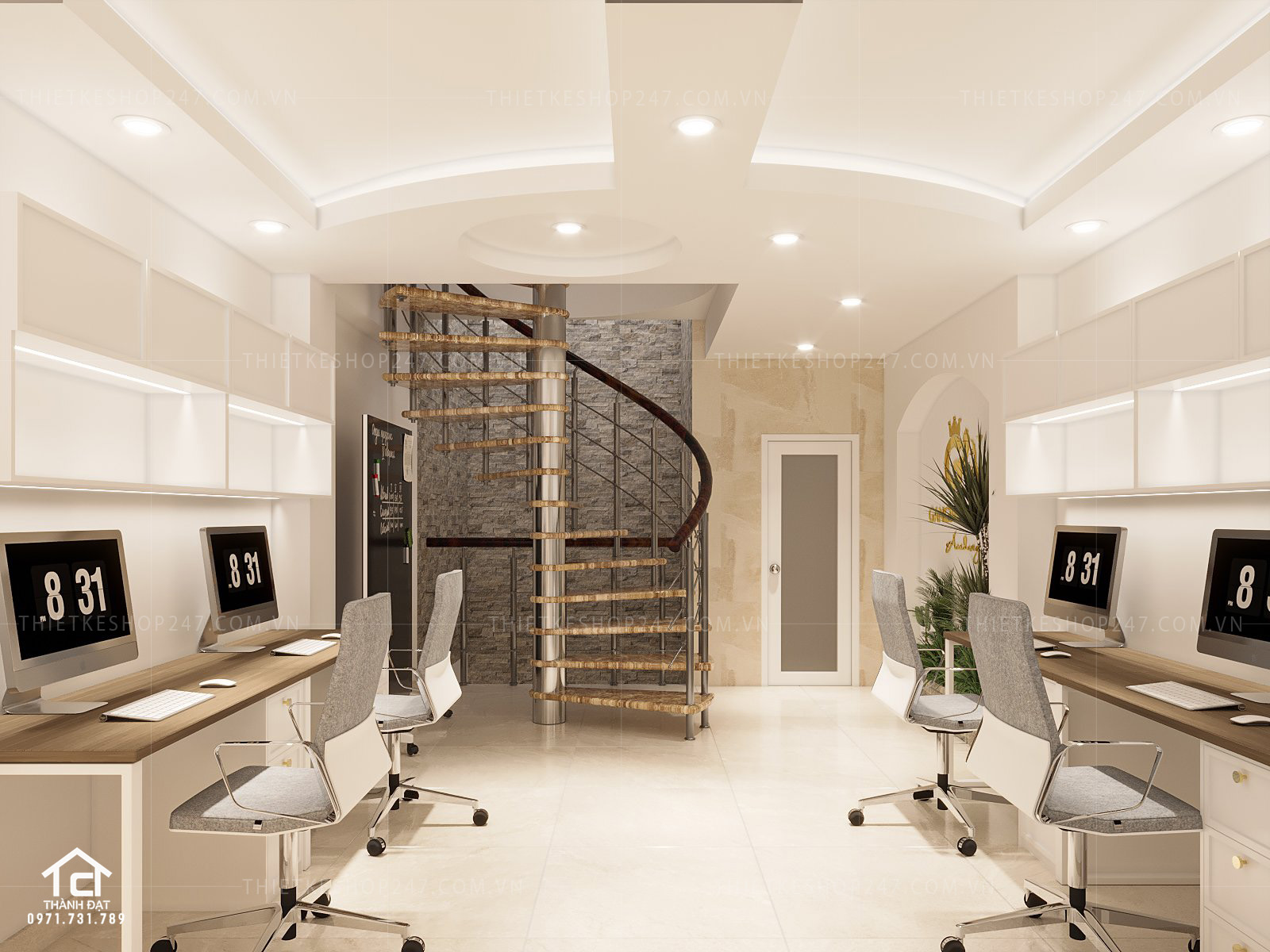 thiết kế spa đẹp trẻ trung