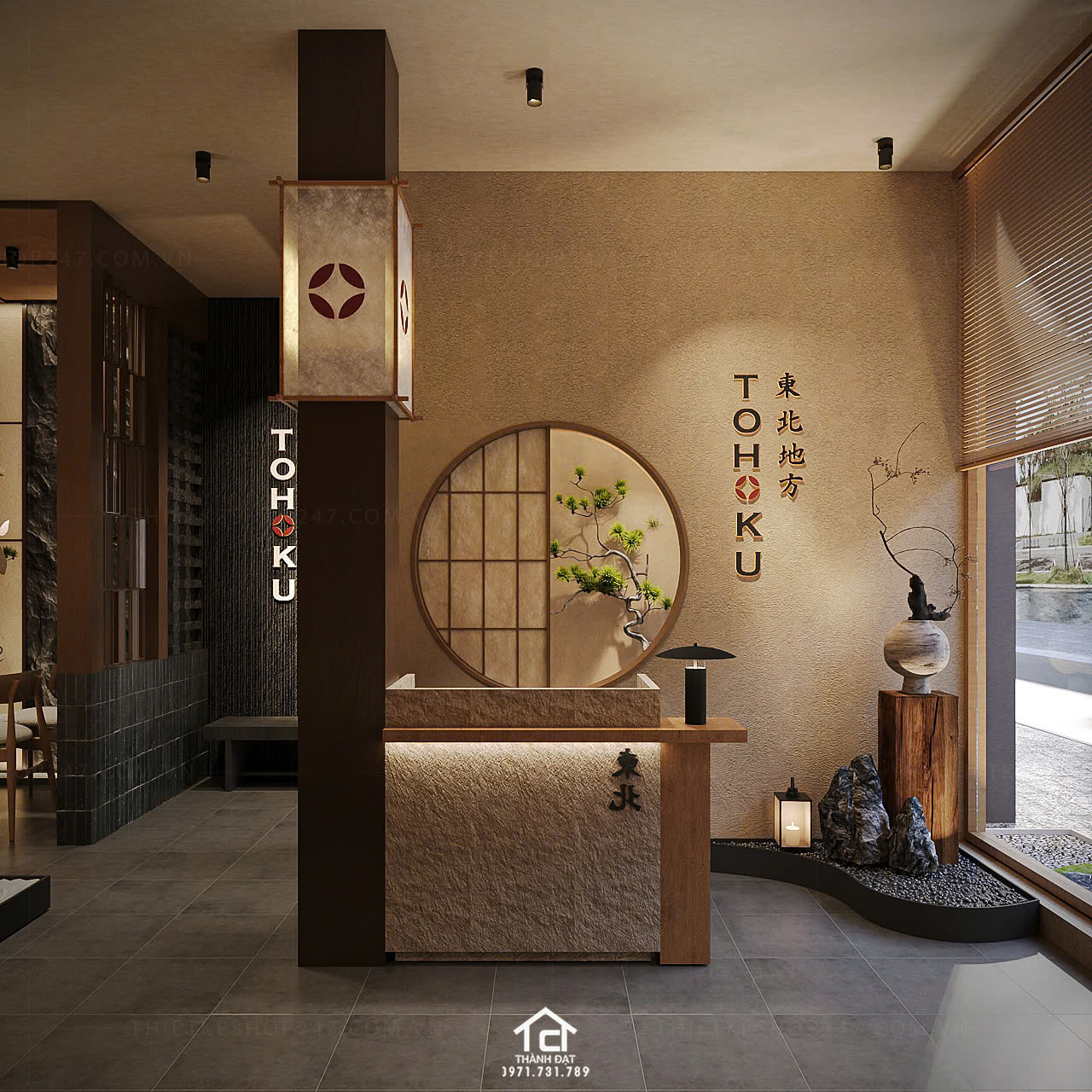 thiết kế nhà hàng đẹp