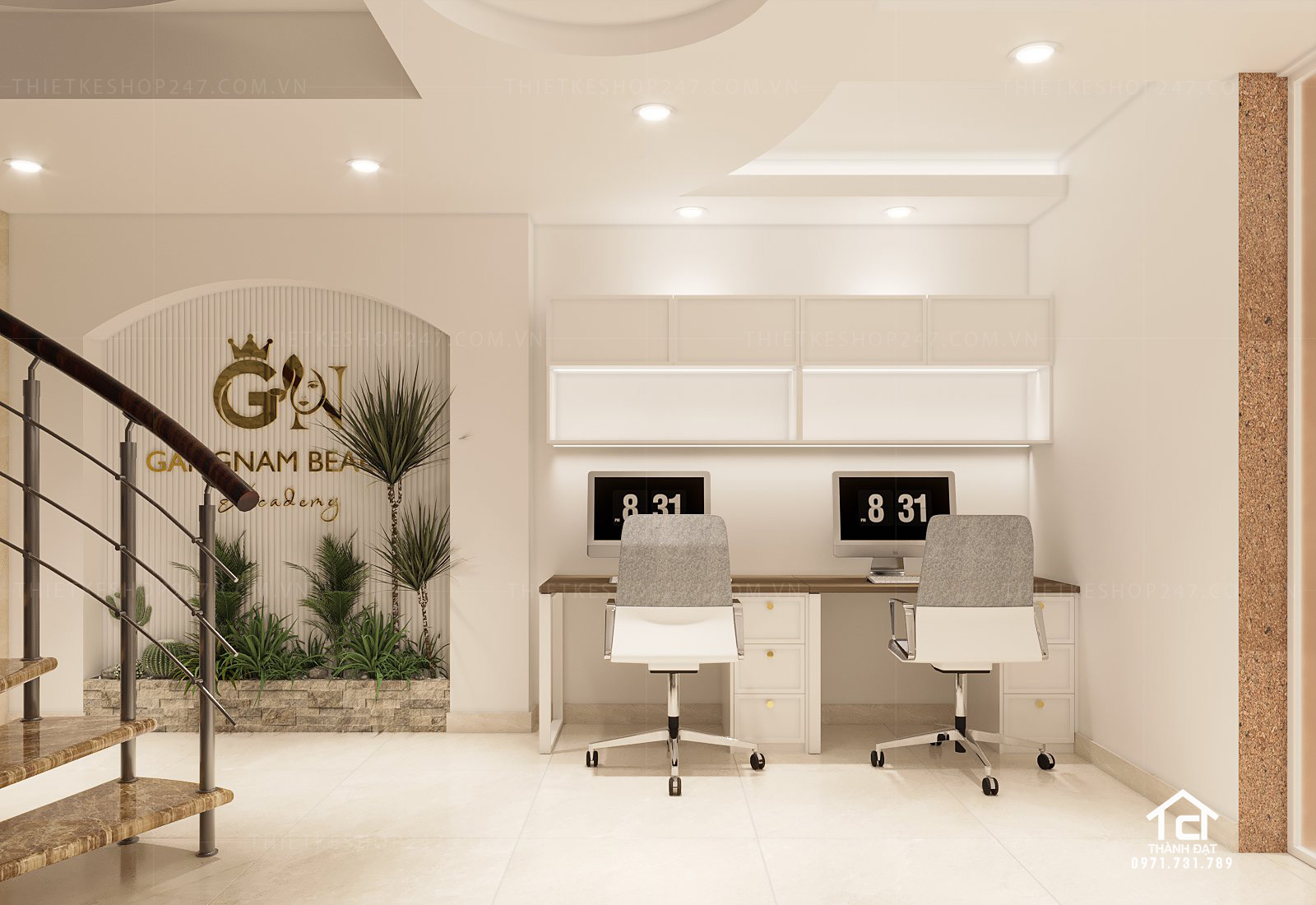 thiết kế spa đẹp cao cấp