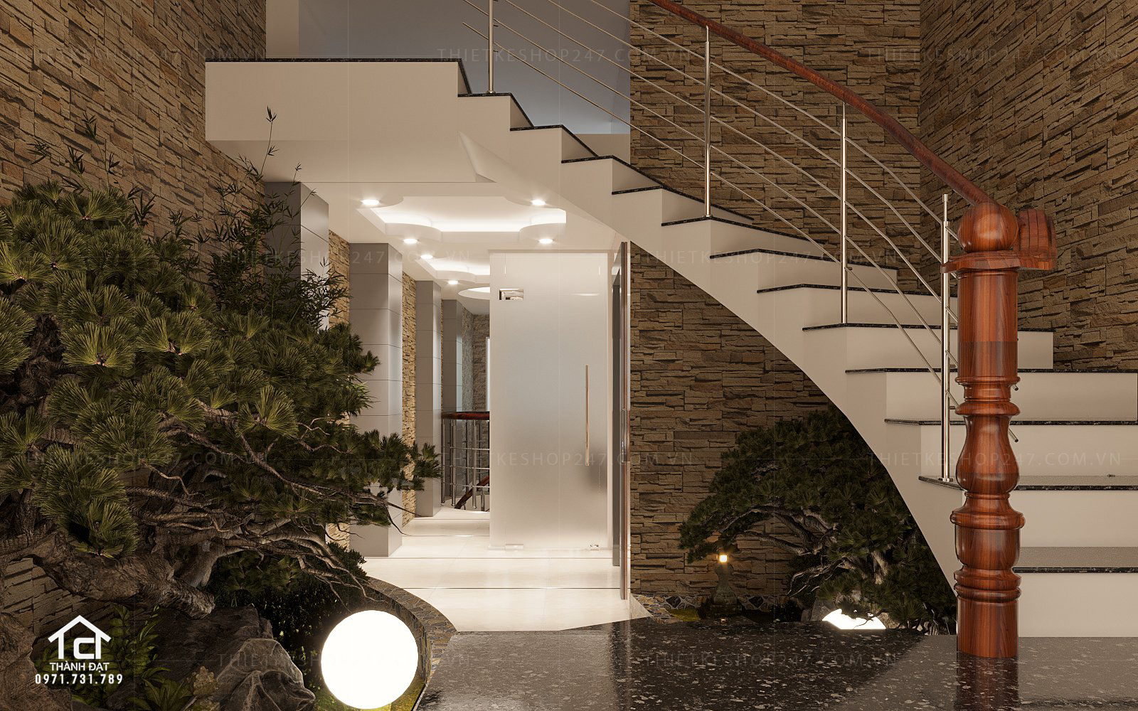 thiết kế spa đẹp nữ tính