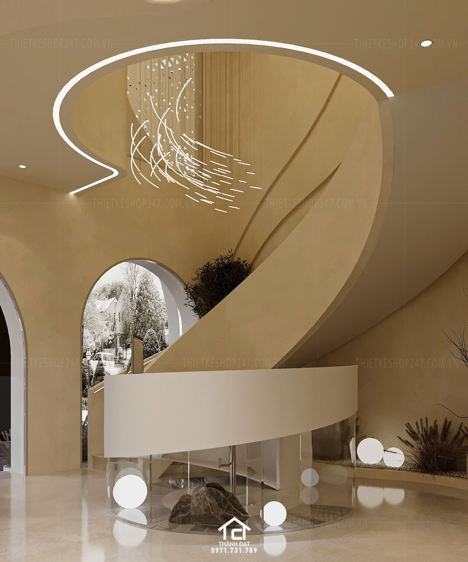 Thiết kế spa đẹp năng động