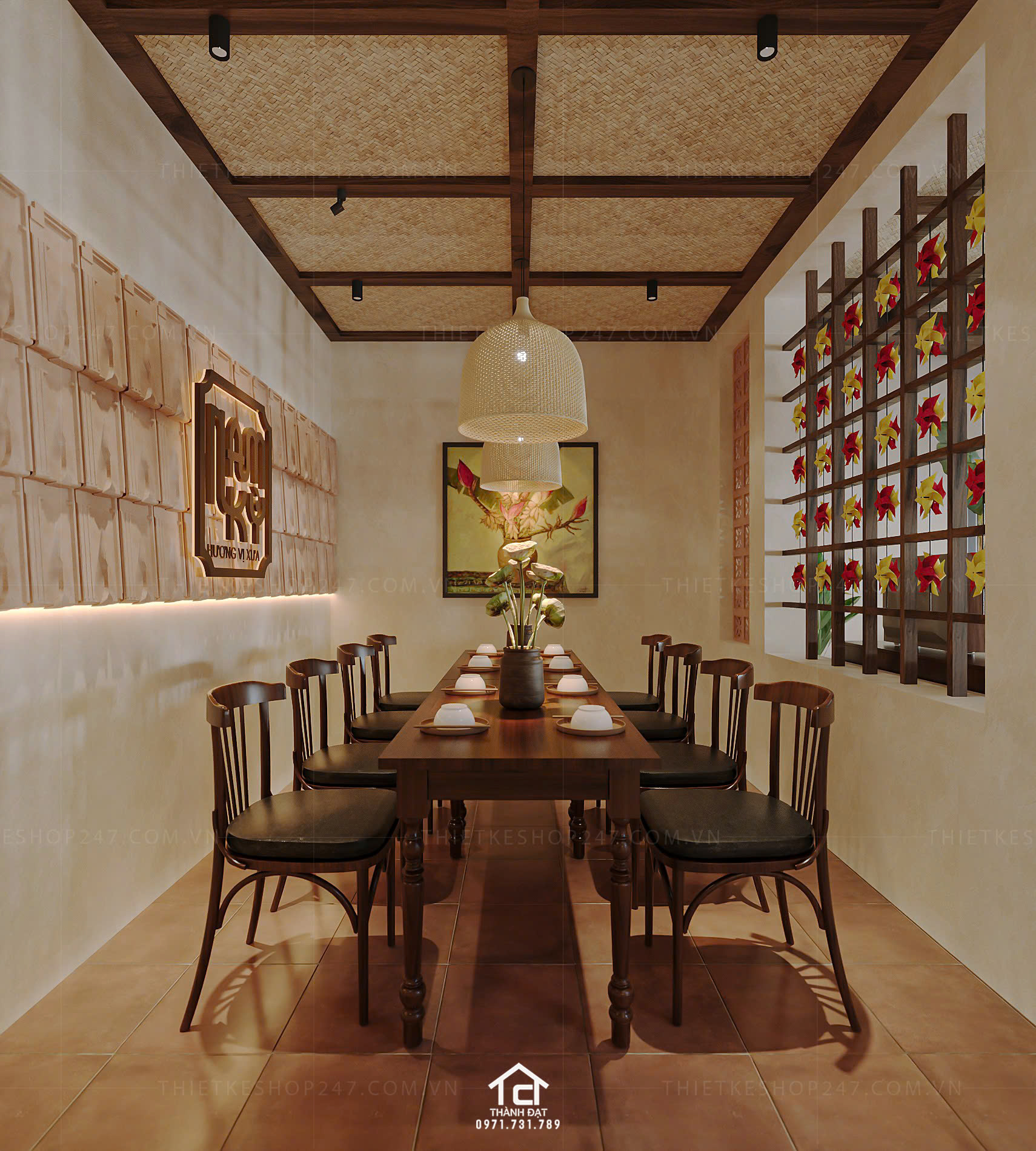 Thiết kế nhà hàng đẹp