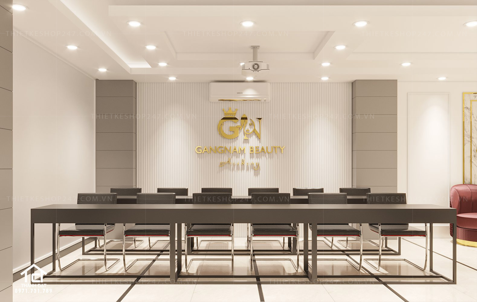 thiết kế spa đẹp đáng yêu