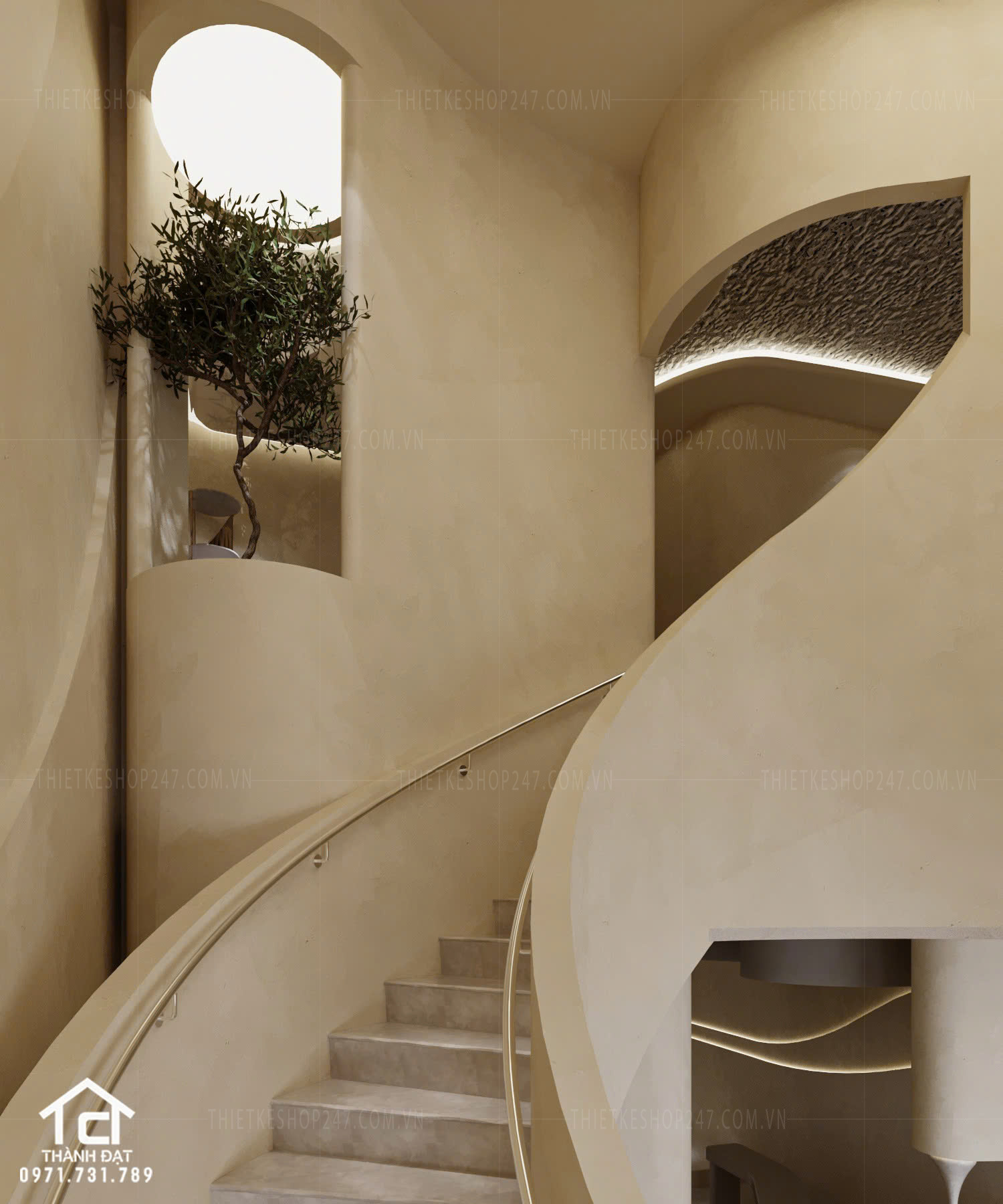 Thiết kế spa đẹp dịu dàng