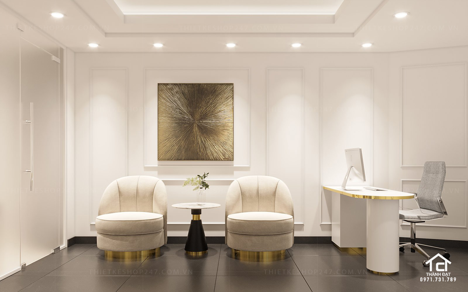 thiết kế spa đẹp bắt mắt