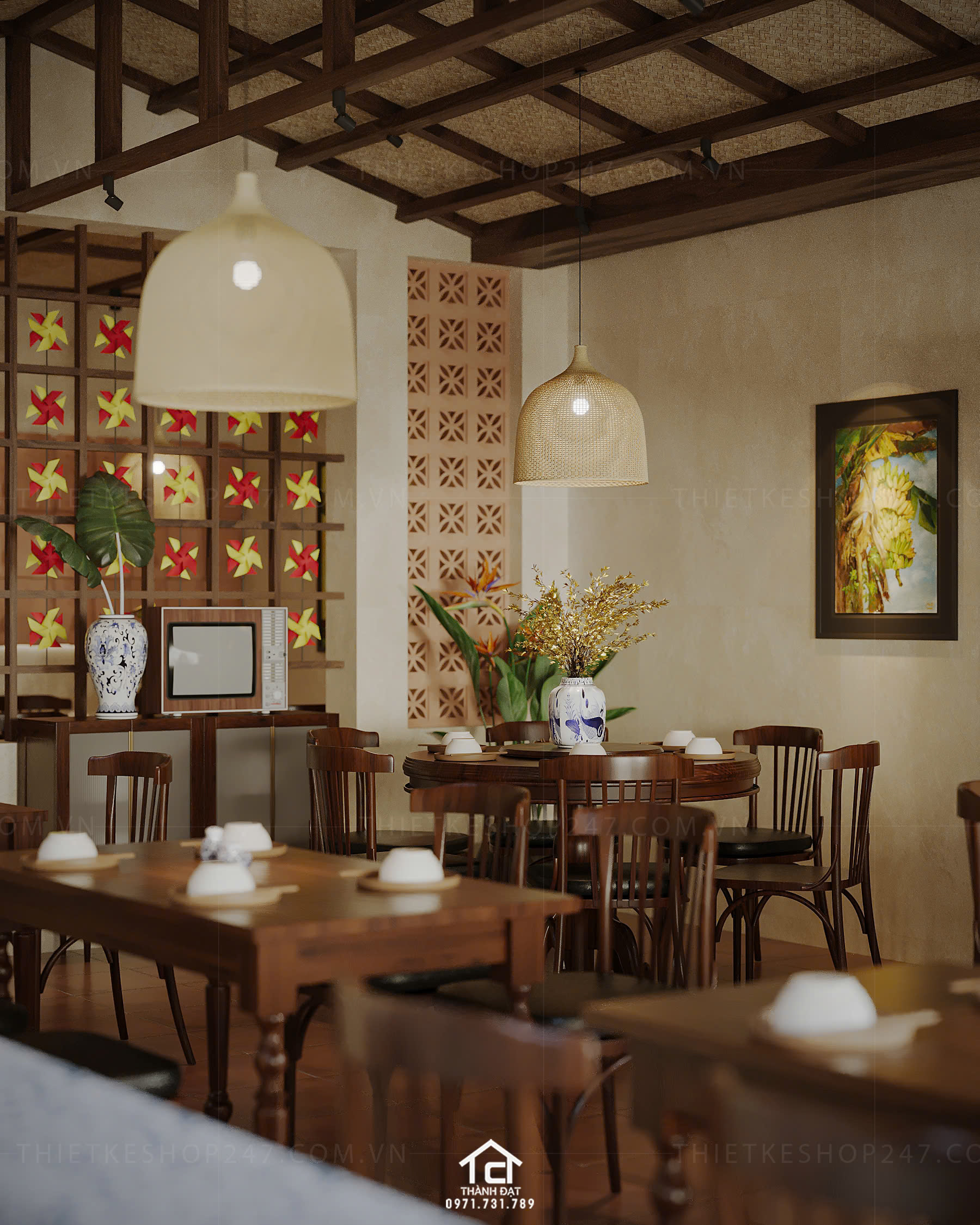 Thiết kế nhà hàng đẹp