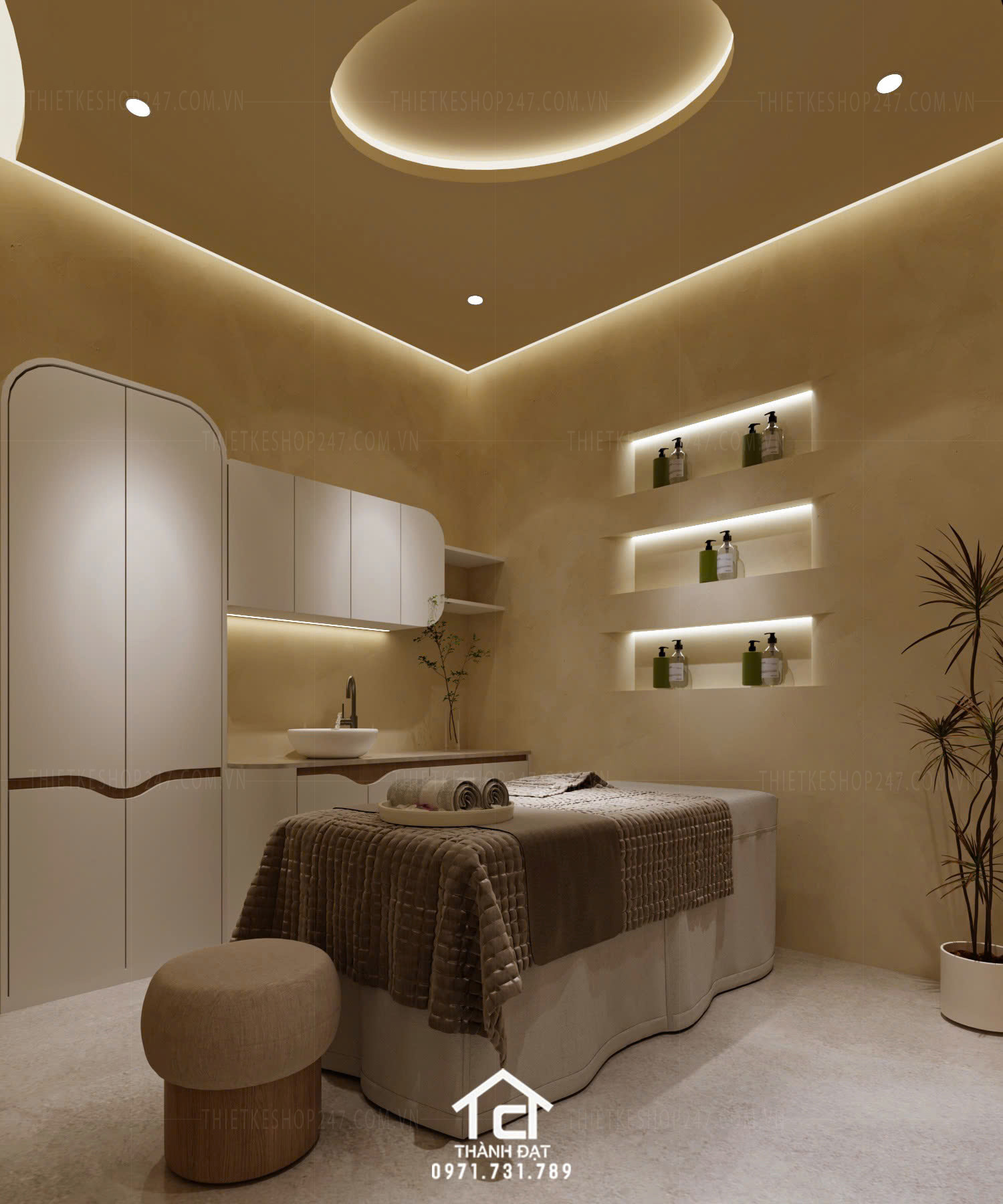 thiết kế spa đẹp nổi bật