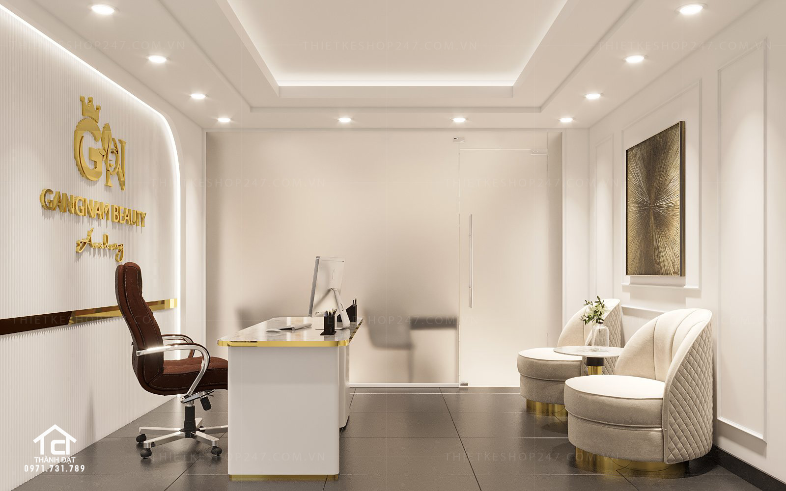 thiết kế spa đẹp và sang