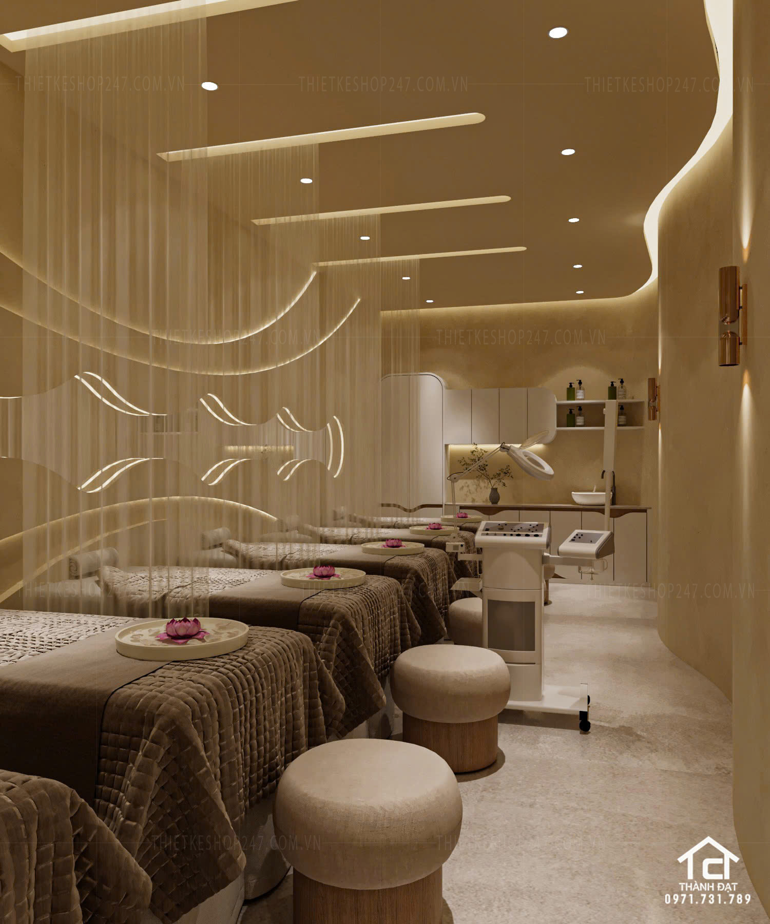 thiết kế spa hiện đại