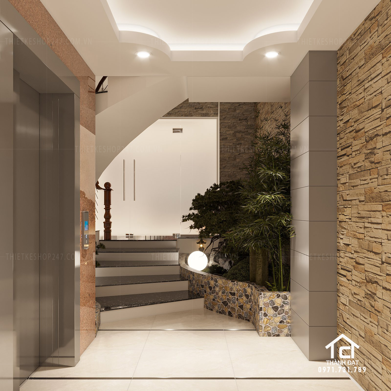 thiết kế spa đẹp tươi mát