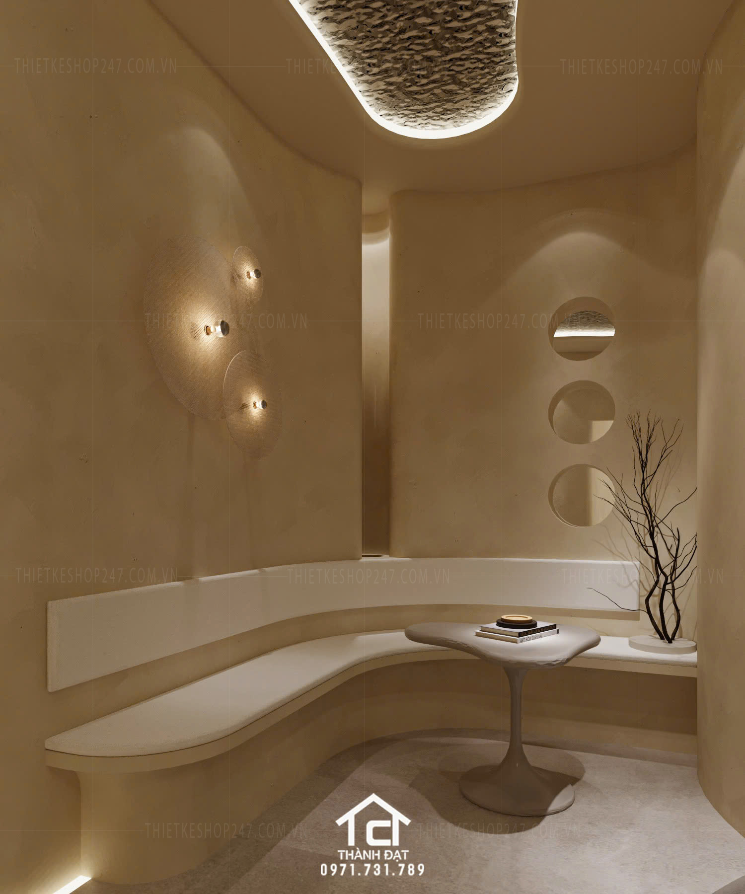 thiết kế spa ấn tượng