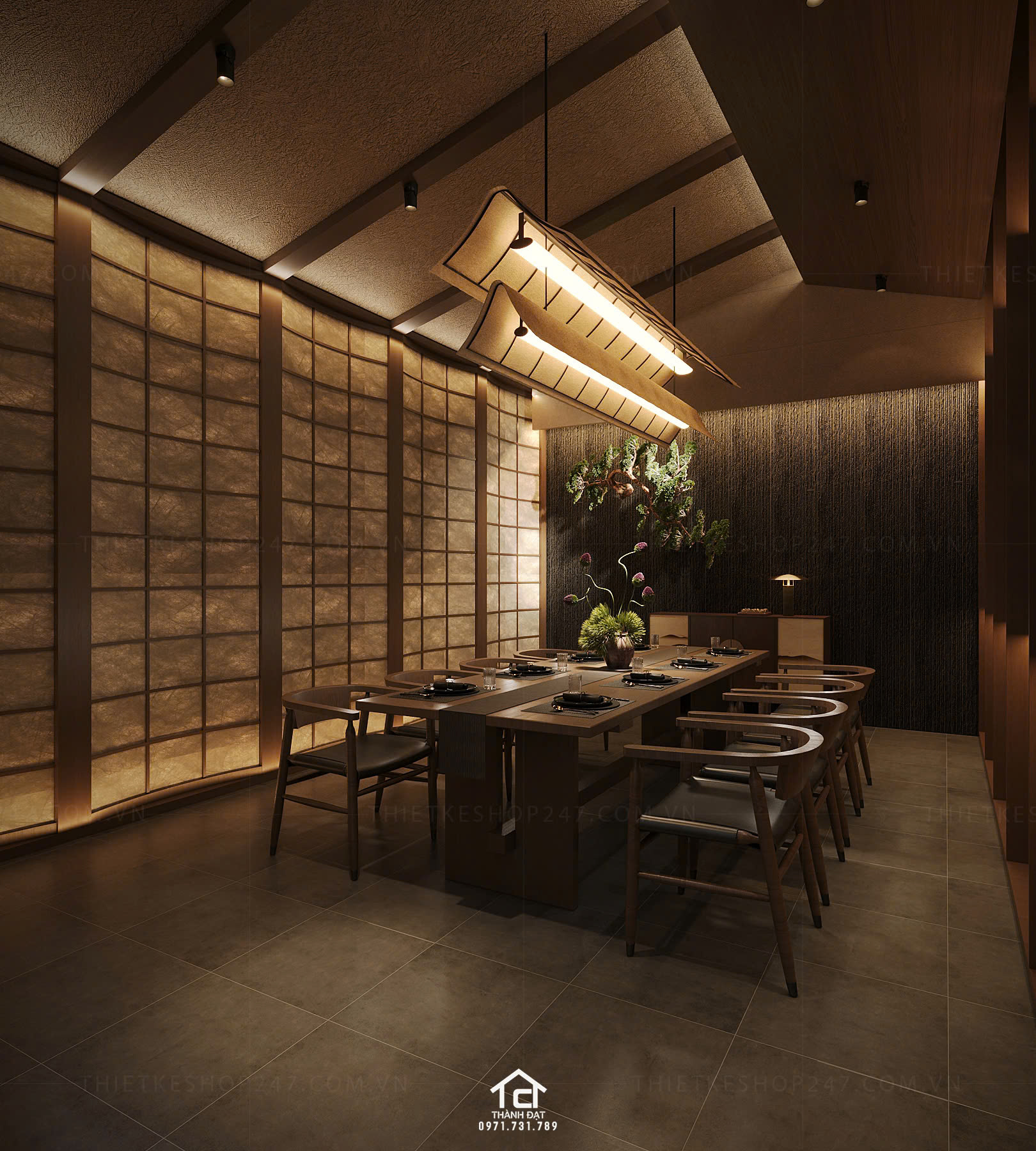 thiết kế nhà hàng đẹp