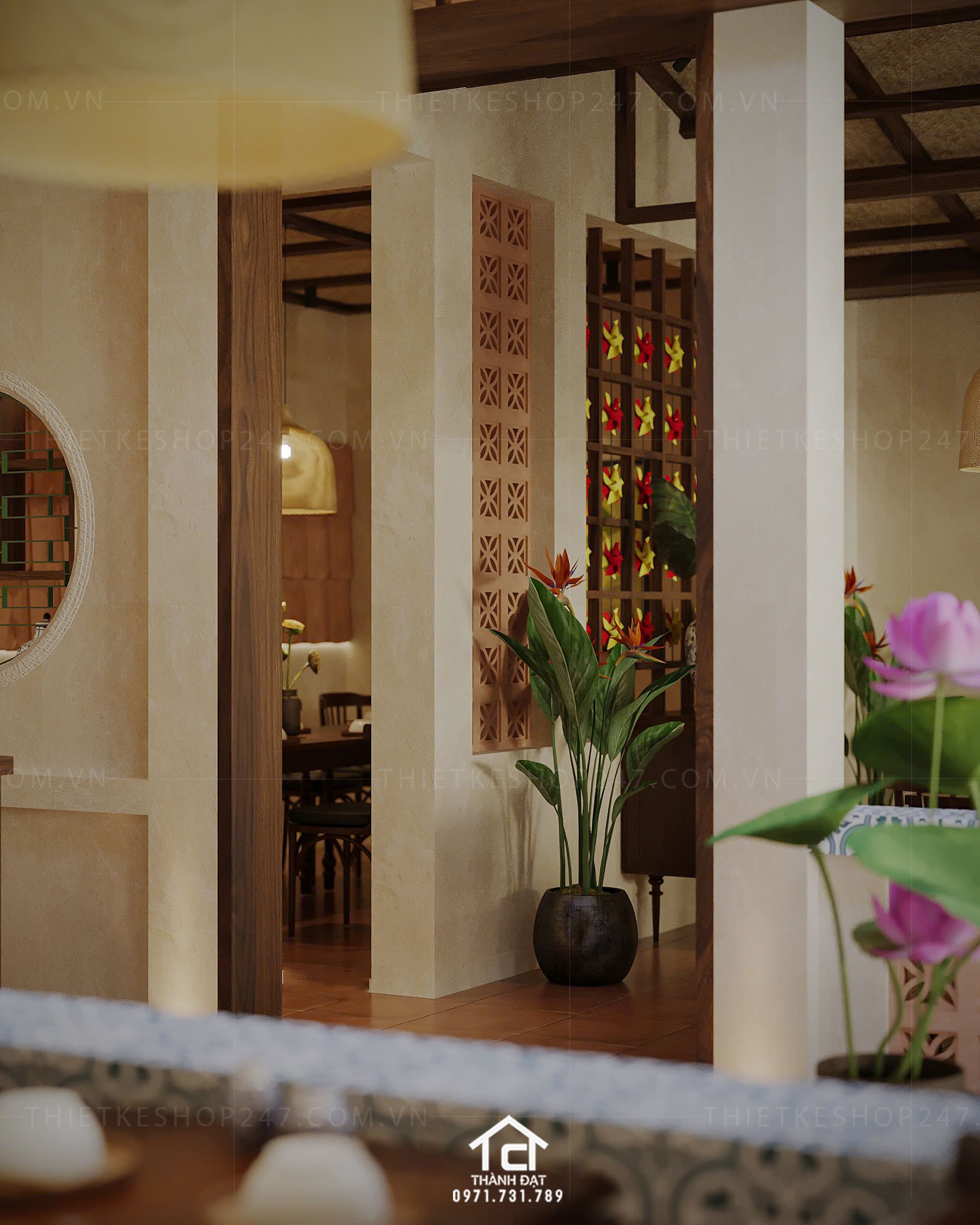 Thiết kế nhà hàng đẹp