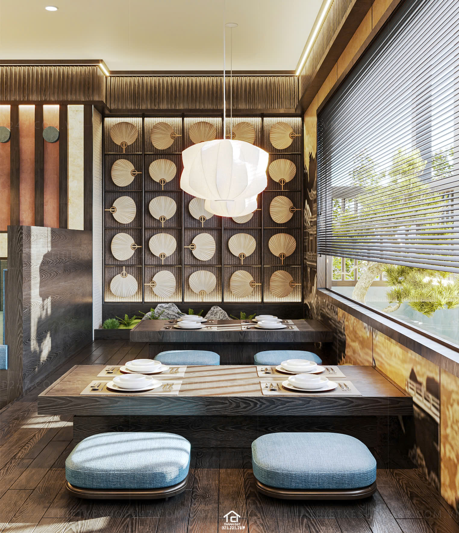 thiết kế nhà hàng đẹp thu hút