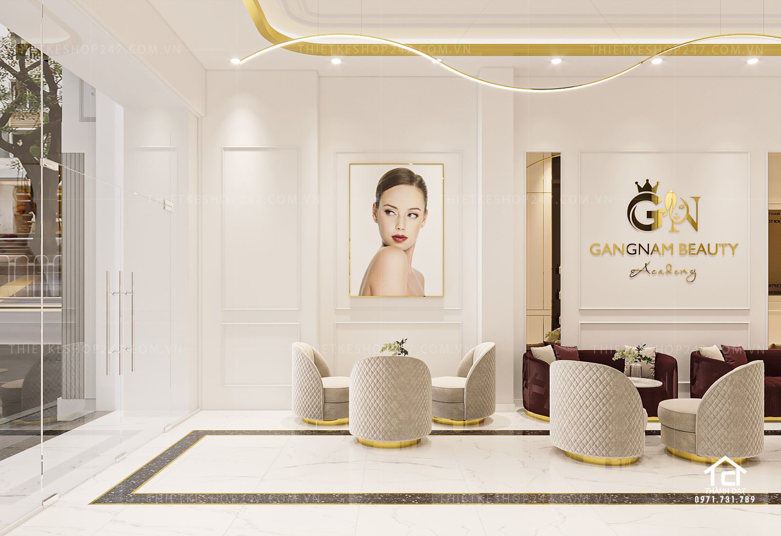 thiết kế spa đẹp nổi bật