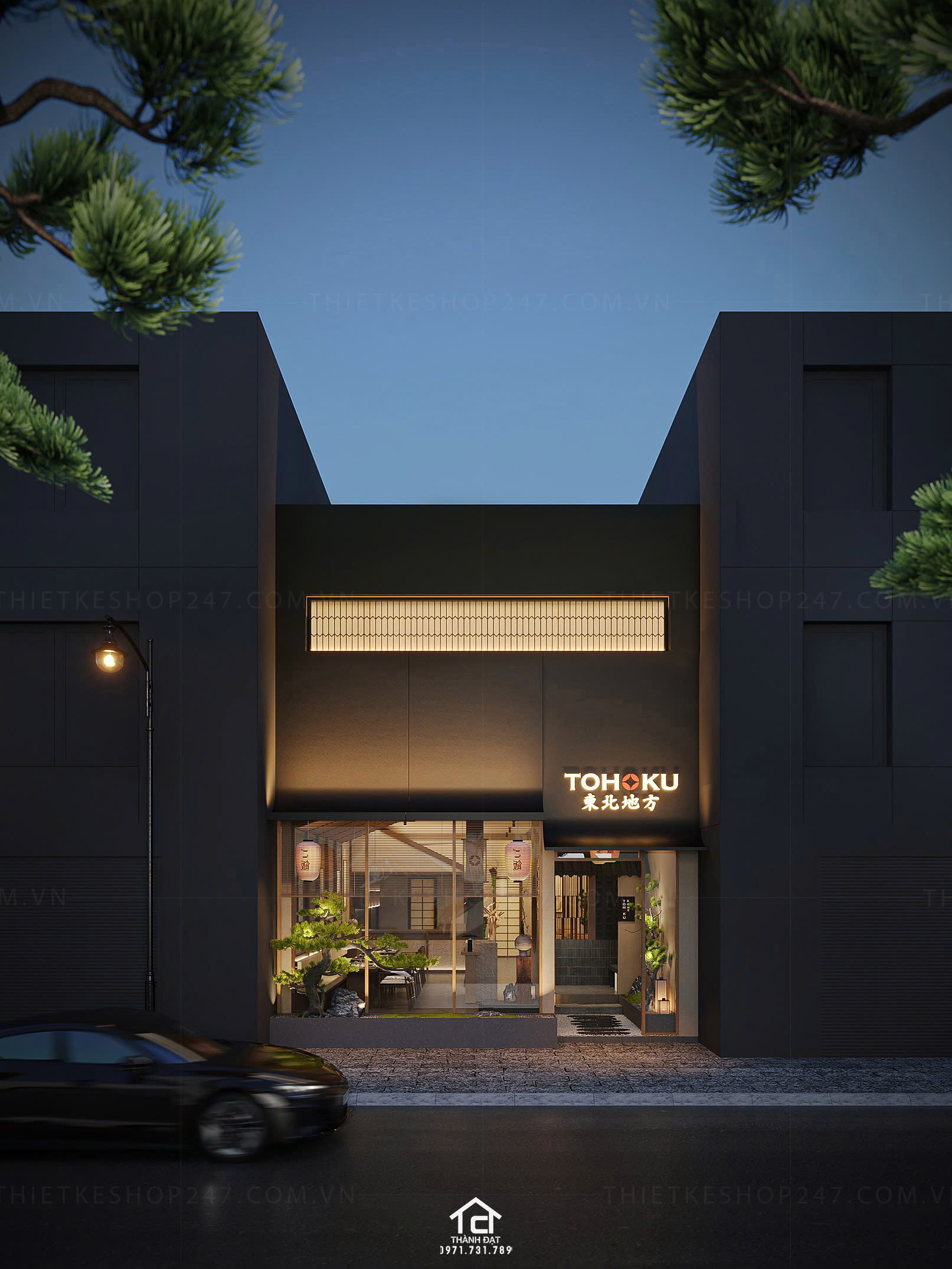 thiết kế nhà hàng đẹp