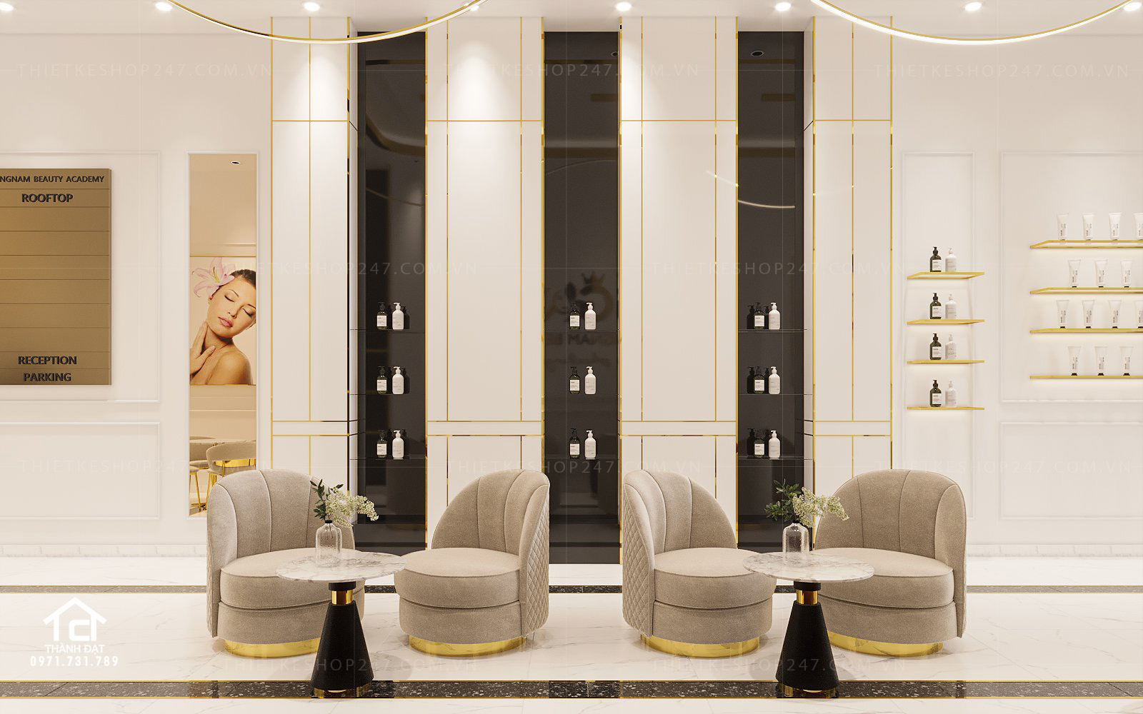 thiết kế spa đẹp 