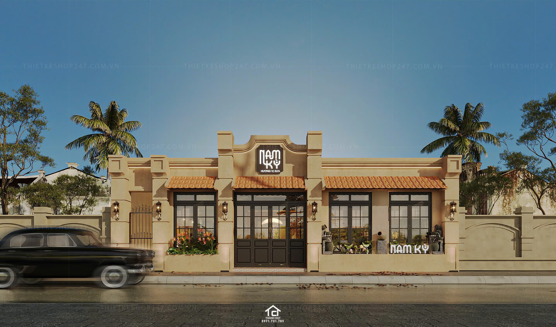 Thiết kế nhà hàng đẹp