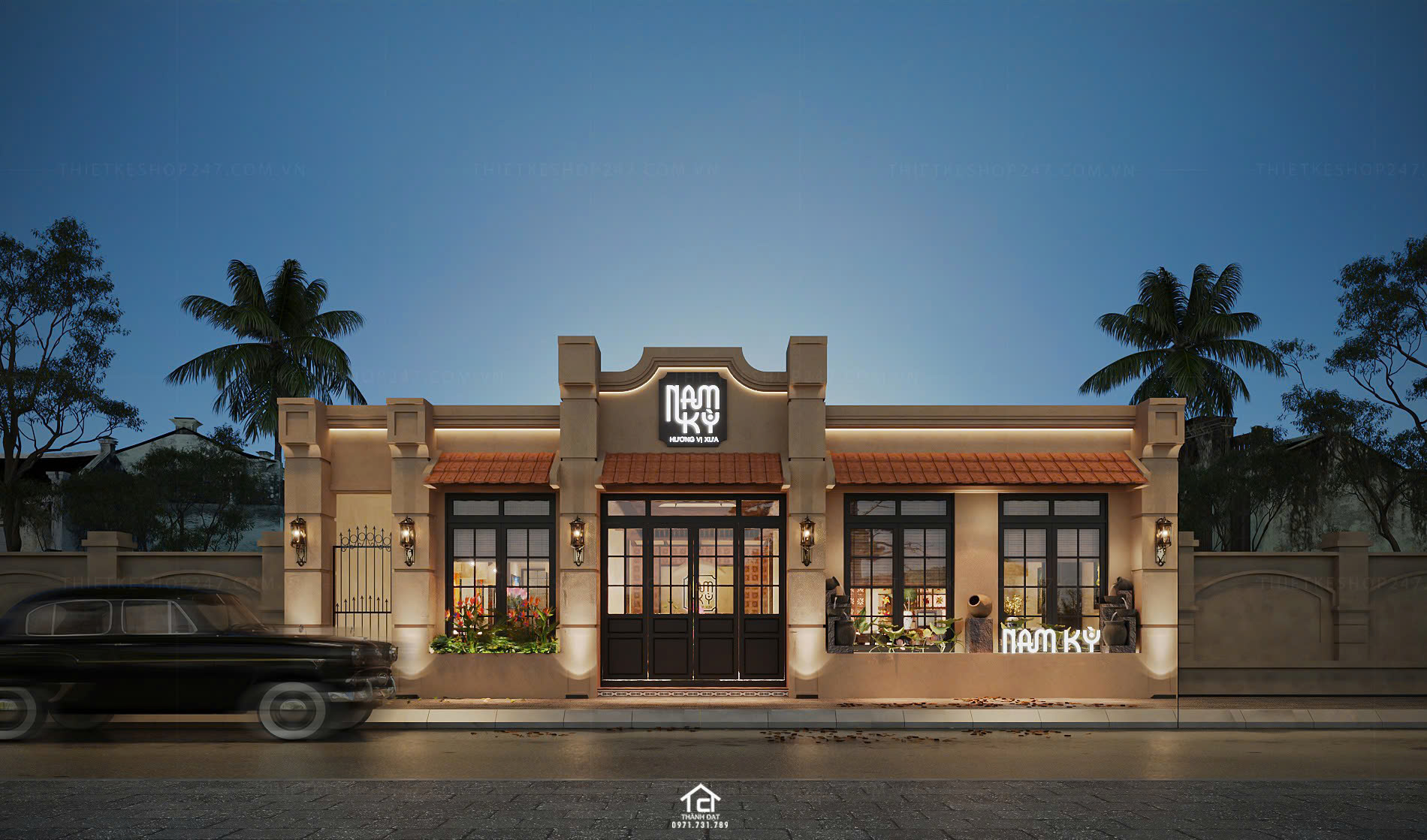 Thiết kế nhà hàng đẹp