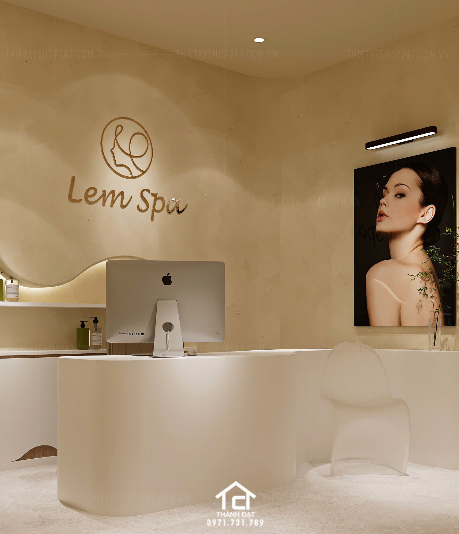 thiết kế spa đẹp đẳng cấp