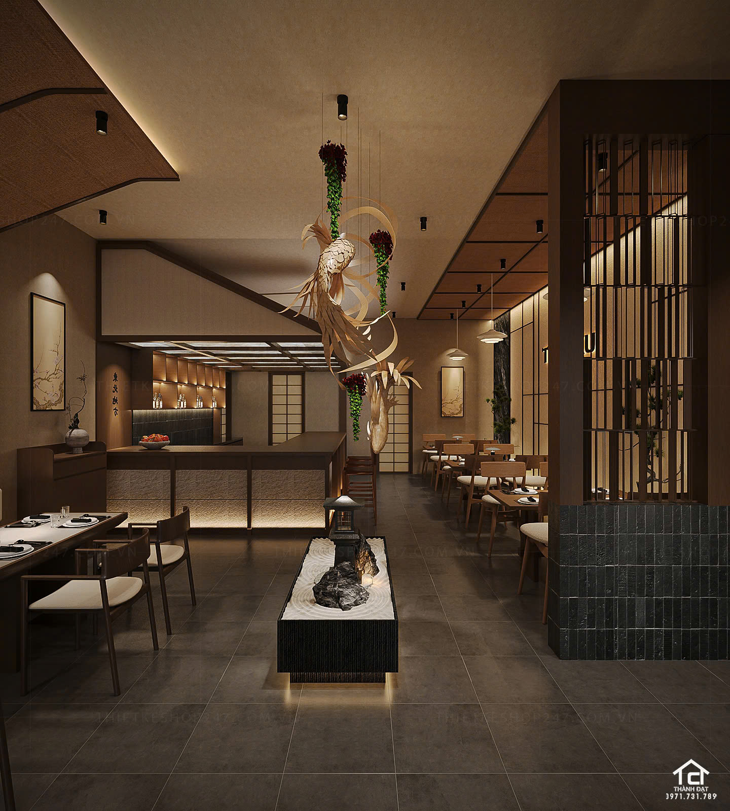 thiết kế nhà hàng đẹp