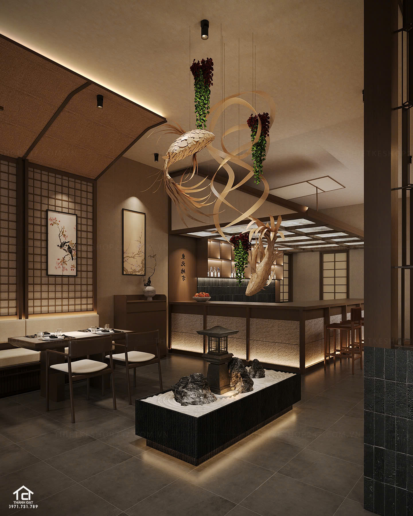 thiết kế nhà hàng đẹp