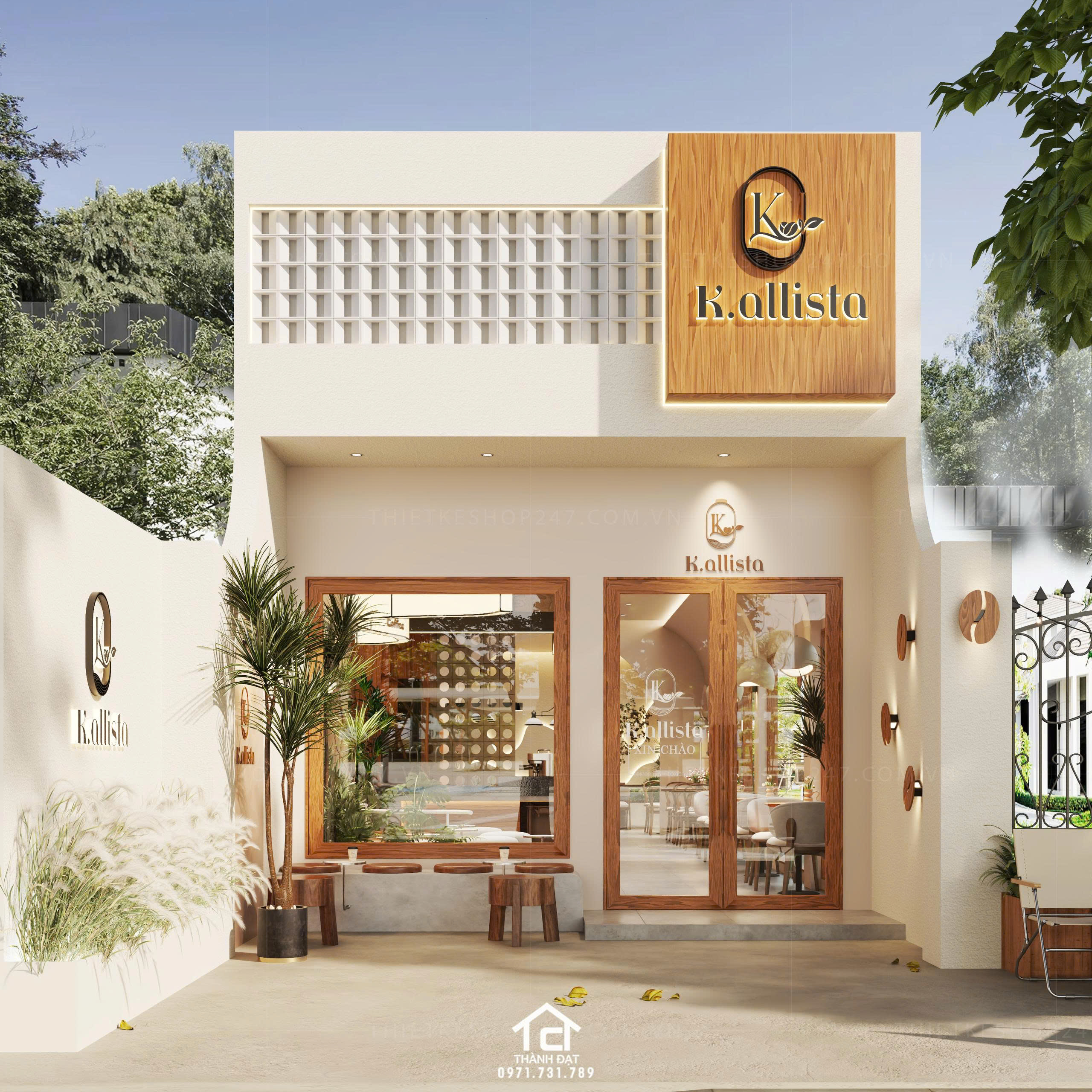 Thiết kế quán cafe đẹp
