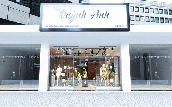 Thiết kế shop thời trang đẹp.