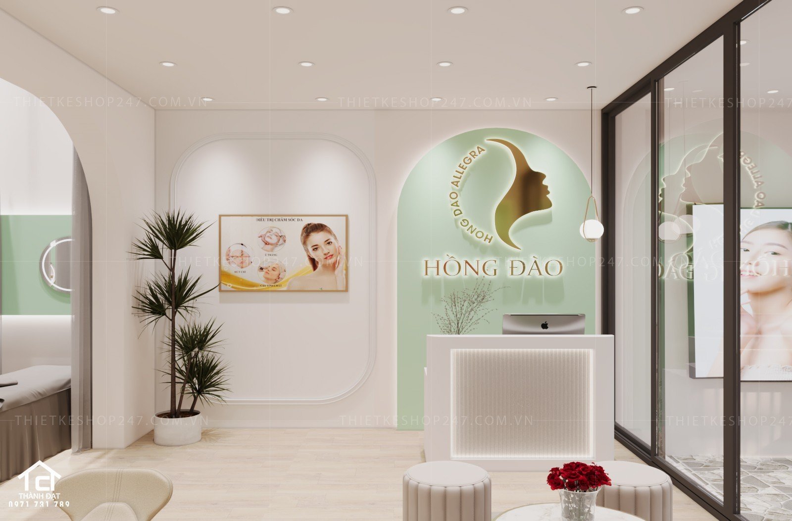 Thiết kế spa nhỏ đẹp